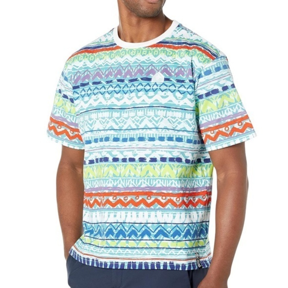 Men’s Lrg Block Party Collection S/S Multicolor Shirt Size Med Nwot #1138